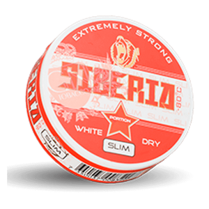 Siberia 80 Degrees Slims White Dry Portion (Red)