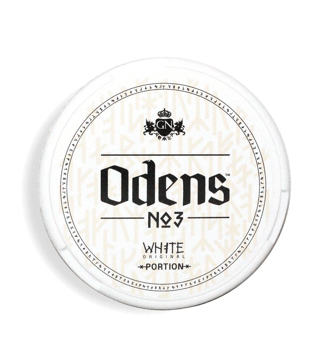 Oden's No 3 White at Thailand Snus Nicotine Pouches