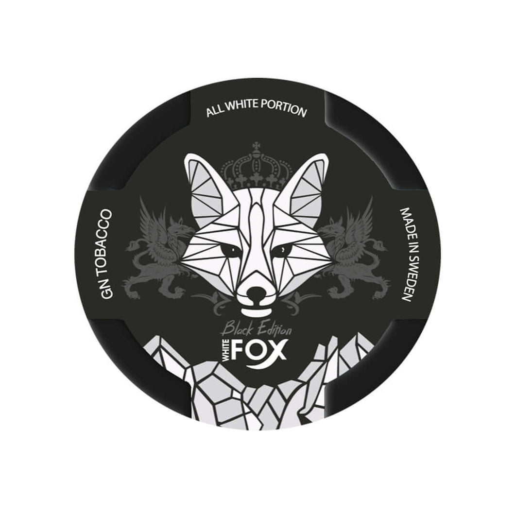 White Fox Black Edition at Thailand Snus Nicotine Pouches